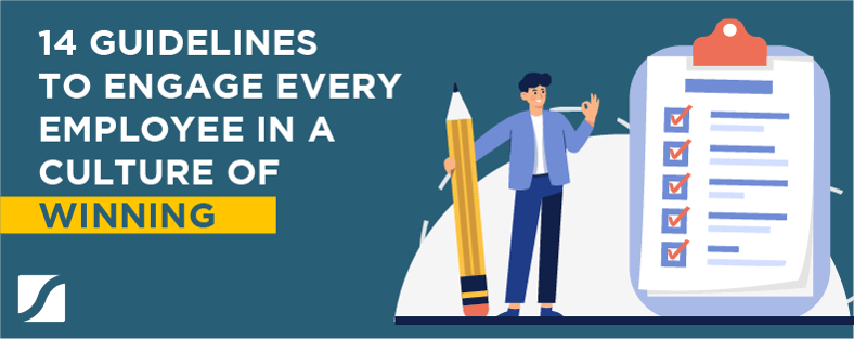 14 guidelines to engage every employee in a culture of winning banner