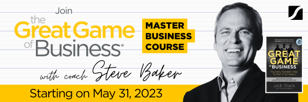 Great game of business course May 2023 