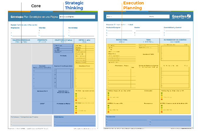 One Page Strategic Plan - leading remote team