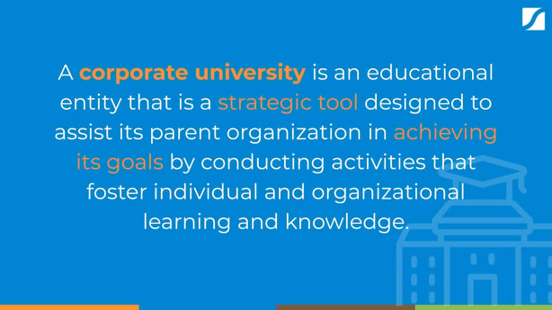 corporate university definition strategic tool