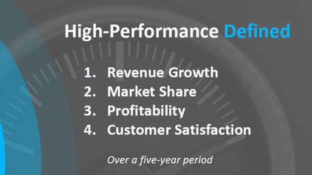 high performing company traits