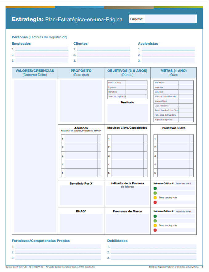 one strategic plan 1